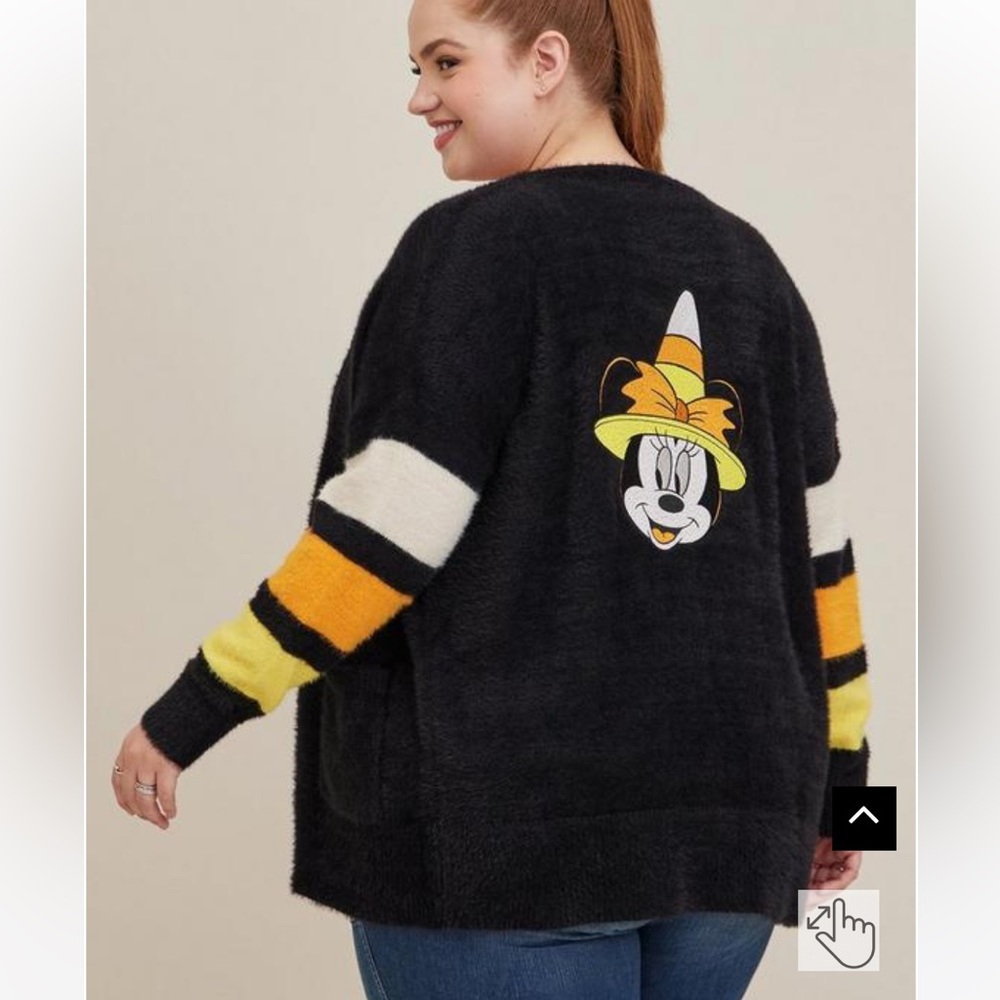 Torrid Minnie Mouse Halloween Cardigan